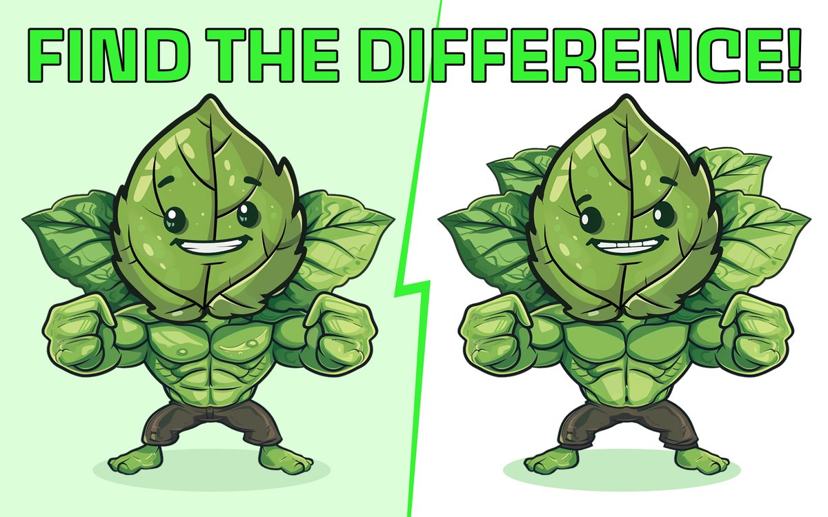 greenmemcoin's tweet photo. 🧐 How many differences can you spot?

Share your answers in the comments! ⬇️ 

#green #cryto #SolanaSeason https://t.co/W29csuN14F