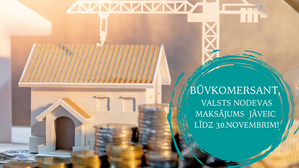 ☝️<a href="/BBirojs/">Būvniecības valsts kontroles birojs</a> atgādina, ka valsts nodevas maksājums par ikgadējās informācijas iekļaušanu būvkomersantu reģistrā par 2023. gadu jāveic līdz 30.11.2024. 🗓️
Rēķini attiecībā uz valsts nodevu ir pieejami, autorizējoties bis.gov.lv, kur var veikt arī to apmaksu.