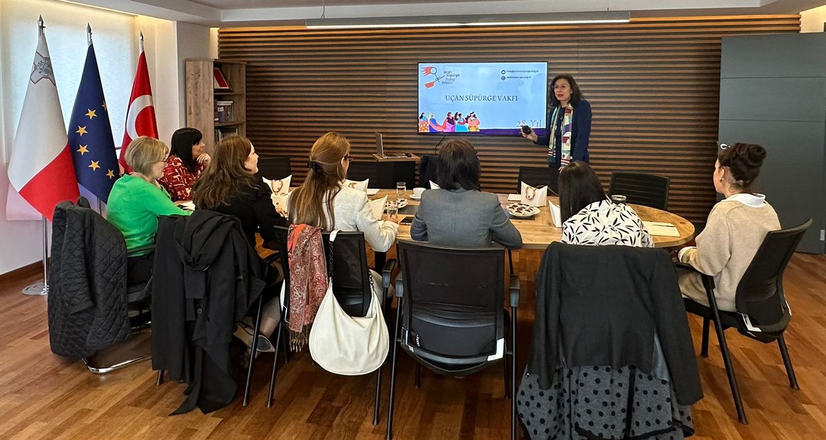 Yesterday Chargée d'Affaires Kathleen Vella Mamo hosted an event at the Embassy together with <a href="/ucansupurgeukff/">Uçan Süpürge Vakfı - Flying Broom Foundation</a> . Prof. Reyhan Atasü Topcuoğlu &amp; the participating diplomats exchanged views on gender equality &amp; the elimination of violence against women &amp; girls

<a href="/MFETMalta/">Malta</a>