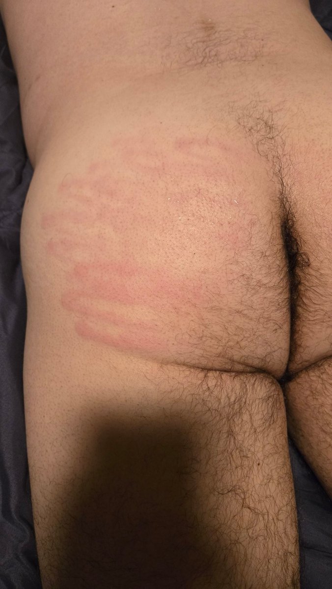 I had to smack that butt once he was tied.