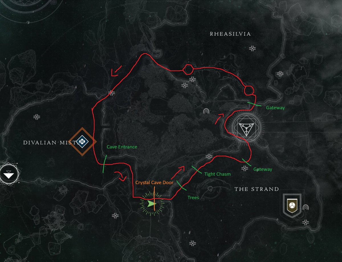LancyLanc3's tweet photo. The Dreaming City route feels very bare to look at and is pretty annoying to explain to my clanmates (and probably to anyone who asks about it), but phew, it's a fun and quick one once you know the route

I like doing a few laps of it at a time :3

#destiny2 https://t.co/wYIIyH6xEe