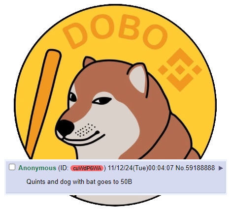 Despite all odds, the meme gods still smile upon us. Neither Jannies or Fudders can stop what's coming. Now begins the $DOBO redemption arc, right on time for Dogcoin season. Let's do this!
#DogeBonk #Bonk #BNB #BSC #BSCGems