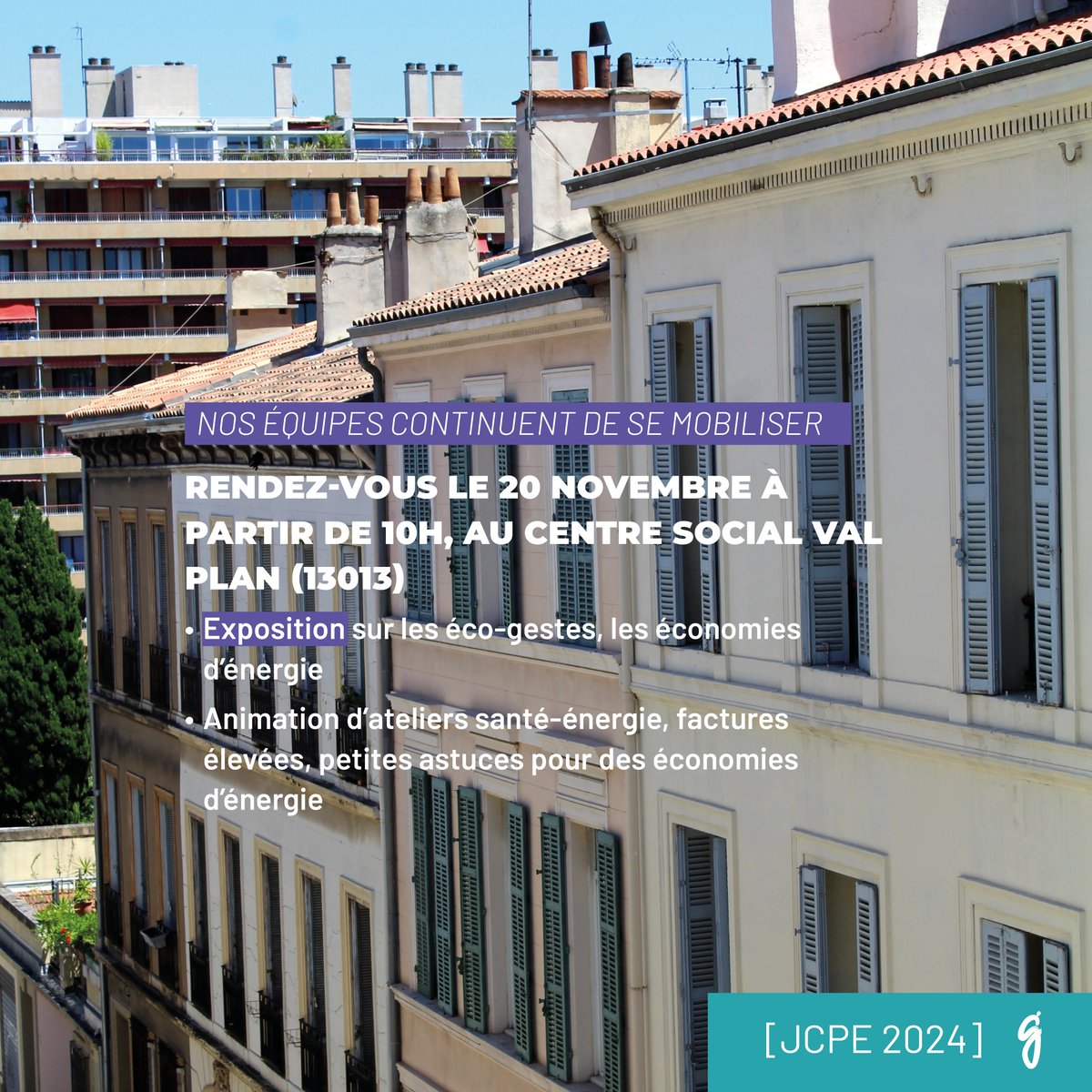 [événement] Journée contre la précarité énergétique 2024 : c’est parti ! 💫

RDV à📍Marseille pour une série d’événements : conférences de presse, stands d’information, et tables rondes. Ensemble, rendons visible ce combat qui concerne 5,6 millions de foyers en France 🆘