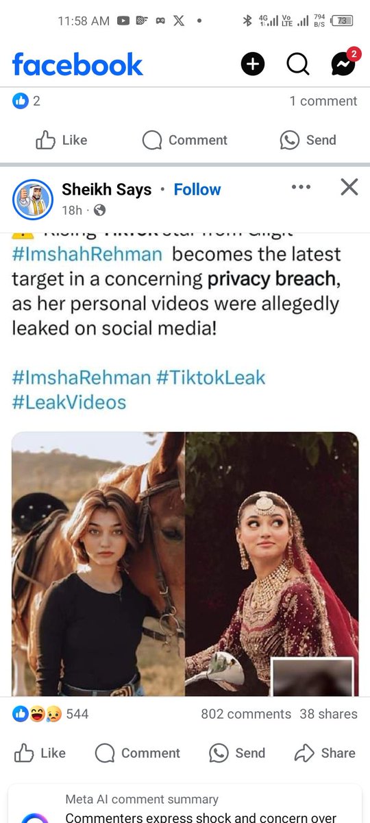 Ayesha43722's tweet photo. Yh mohtrma fb tk famous hn ab bnda wh b use nhi kr skhta🤧🤧
#amsha https://t.co/CmmMiqW1ti