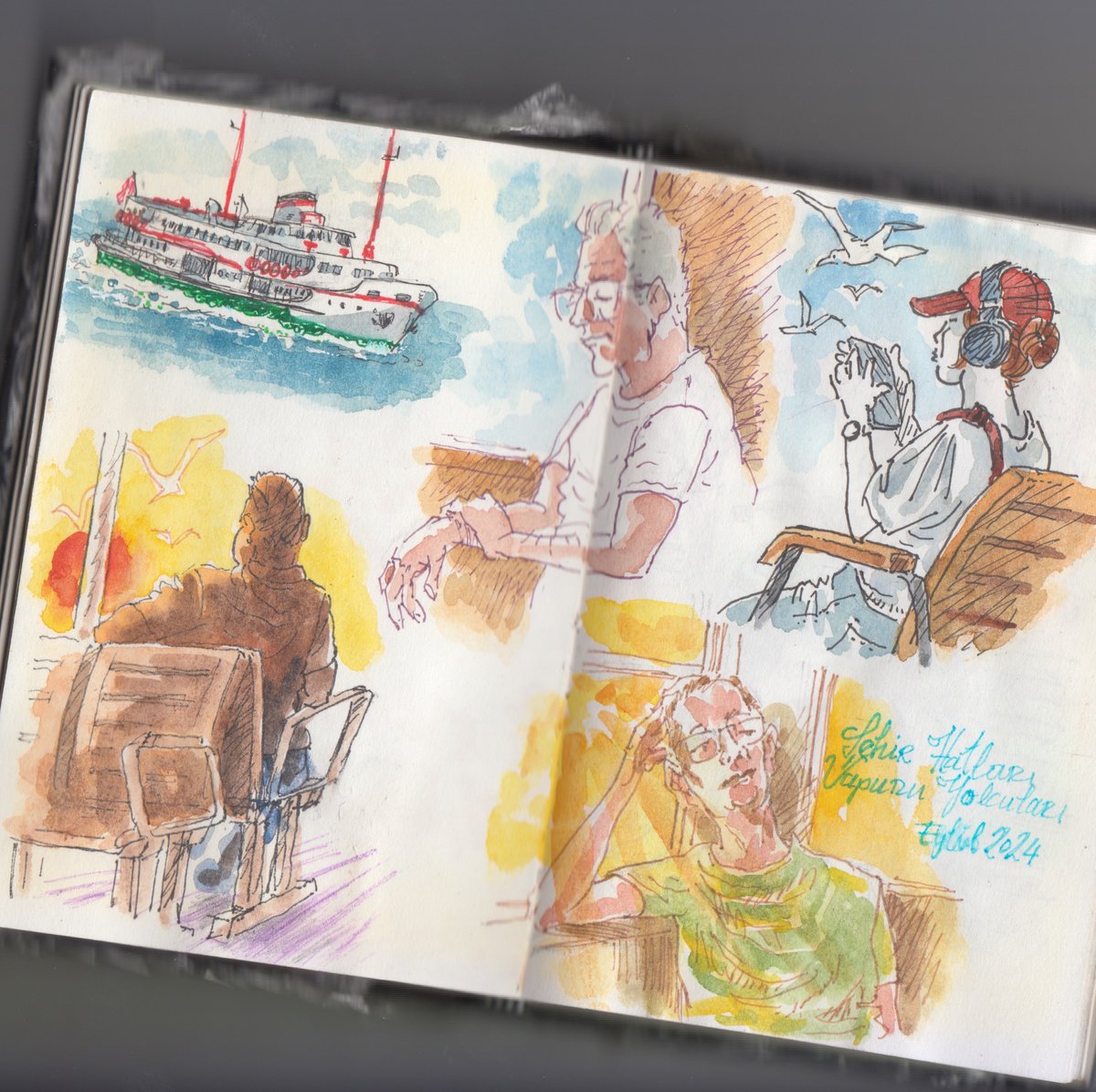 Ciziyorumm's tweet image. Cep Defterimden (Anı Yakala) : sketchbook #urbansketch#şehirhatlarıvapuru
