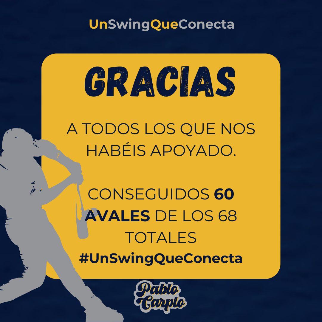 Muchas gracias a todos por vuestro apoyo.
#UnSwingQueConecta