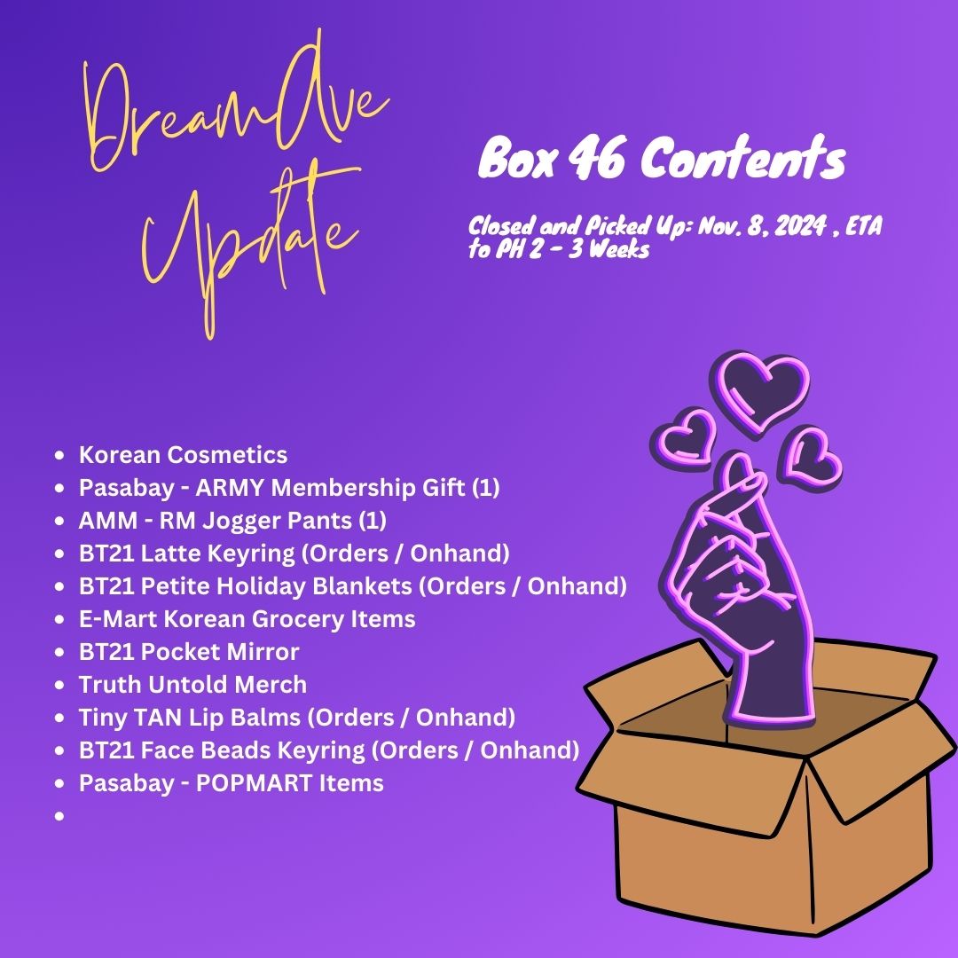 dreamaveph's tweet photo. #DreamAveUpdate

Good afternoon po, posting our update last weekend.

Kindly send us a DM if may questions pa po or concerns.

Again, we apologize po for the delay of the recent batch. Nag pile up lang po ang work load plus personal errands.

-J&amp;C https://t.co/jMacni3mKP