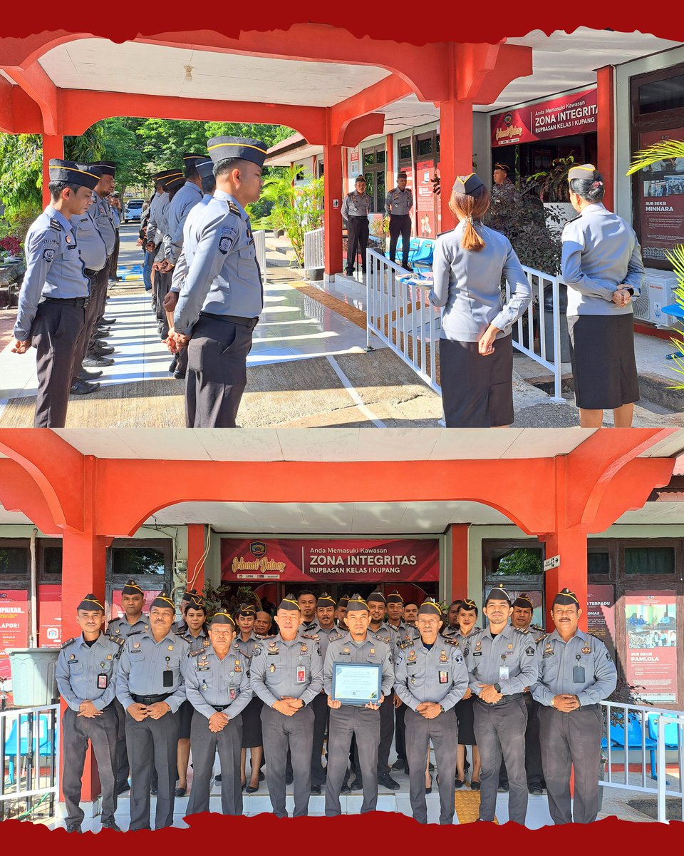 Rupbasankupang's tweet photo. Rupbasan Kupang Raih Piagam Penghargaan IKPA Terbaik dari KPPN Kupang
https://t.co/mtNUFheWBQ
#RupbasanKupangPasti
#KumhamSemakinPASTI
#KemenimipasPASTI
#AlwaysTheBest
#HumasBergerakBersama
#ASNPilihNETRAL https://t.co/DXH9omahlH