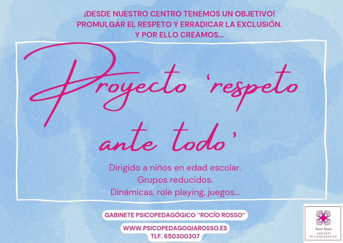 En nuestro centro estamos muy concienciadas en la lucha contra el bullying, acoso, exclusión... 
Por lo tanto, lanzamos este proyecto, consiste en dinámicas en las que se van a transmitir valores sobre el respeto y la tolerancia.

Pregunta sin compromiso 😜.
#stopbullying