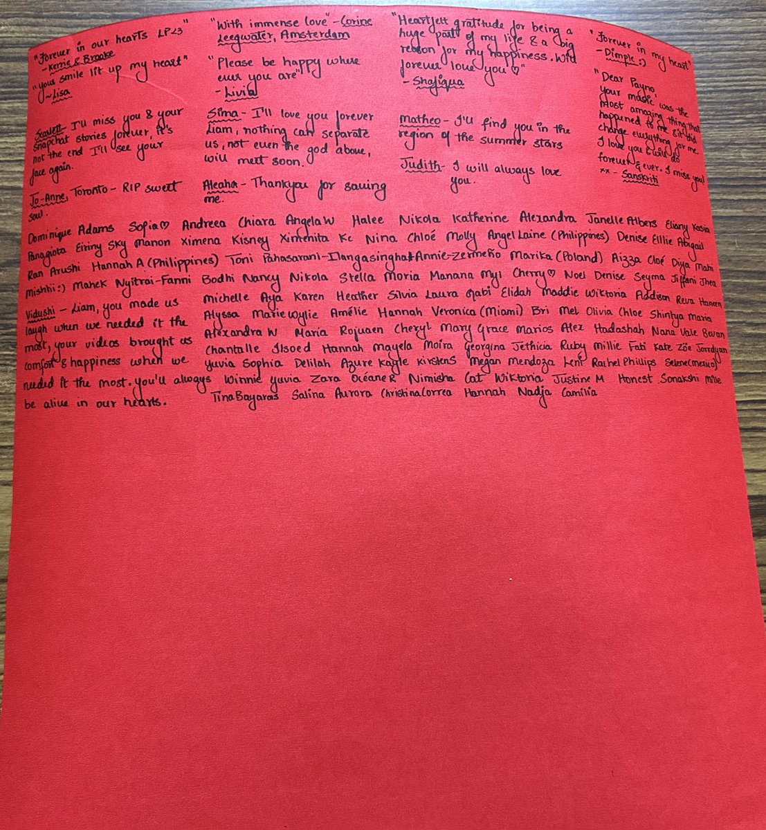 ang3lssfly's tweet photo. Almost 550 names and this is how it looks like 🥹<3
I hope i’ve not missed any. There’s still some space left so you can comment/dm me your names
(Also guys..either send me a dm or comment,don’t do both because I might write the same name twice) https://t.co/zodGpPULy6