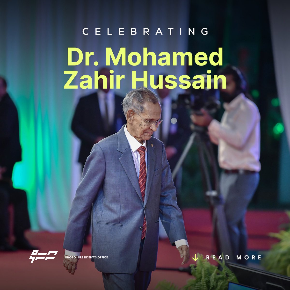 sosalmv's tweet photo. On Saturday, the government awarded Dr. Mohamed Zahir Hussain the Highest Honour for Service to Maldives Education. 

Dr. Zahir Hussain is a academic and statesman who began his public service over 48 years ago. At age 83, Dr. Zahir Hussain is serving the public even now, in the capacity of Chancellor of the Islamic University of Maldives. 

After attaining higher education at Al-Azhar University of Egypt, Dr. Zahir Hussain returned to the Maldives in 1970. He initially joined Aminiya School as an Islam Teacher.

Two years later, Dr. Zahir was moved to the Ministry of Education, where he oversaw opening of community schools all over the country. In 1979, he was appointed Minister of Education. As Minister, Dr. Zahir oversaw the "Asaasee Thauleemu" program, a country-wide effort launched to increase literacy rates. This program was fruitful indeed, bringing the country's literacy rates from 30 percent to 98 percent.

Science Education Center (SEC)--predecessor to present-day CHSE--, Arabiyya School, and Mawhad al-Dirasat al-Islamiyya (predecessor to present-day Islamic University of Maldives) was also established under Dr. Zahir Hussain's oversight.

Dr. Mohamed Zahir was conferred the Order of the Distinguished Rule of Izzuddin by President Maumoon Abdul Gayoom in 2008.

Dr. Zahir in a nutshell:

♦ Attained bachelor's and master's Degree at Al-Azhar University
♦ Holds a PHD in Theology and Philosophy, University Kebangsaan Malaysia (2001)
♦ Deputy Minister of Education (1978)
♦ Minister of Education (1979-1989)
♦ Minister of Youth and Sports
♦ Special Advisor to the President
♦ Minister at the President's Office
♦ Founder and Chairman of Haveeru News
♦ Chancellor of Maldives National University