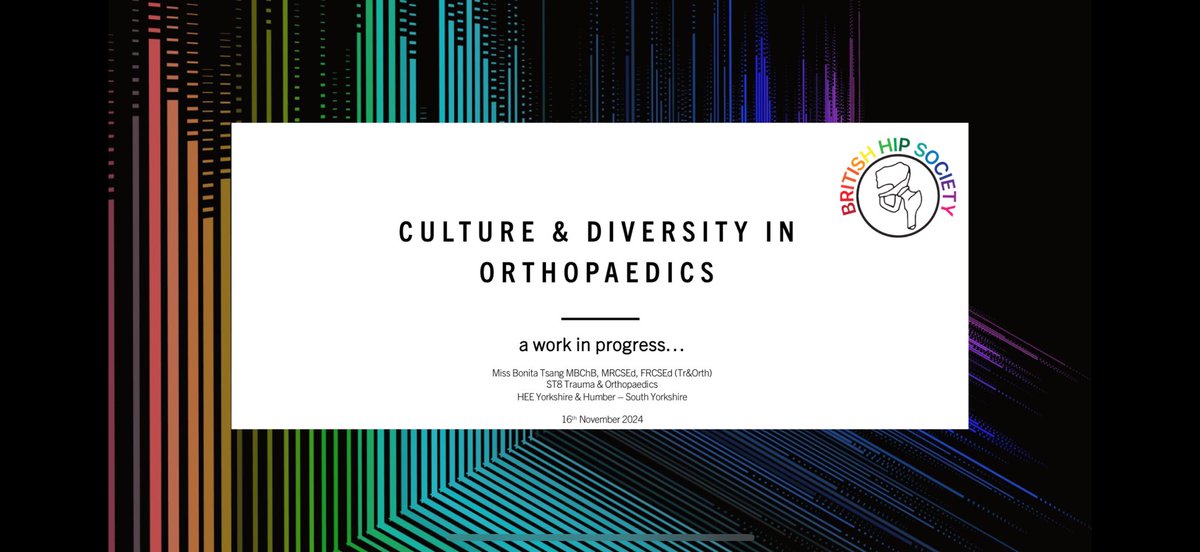 Bonita Tsang (@btsang91) on Twitter photo Looking forward to speaking at this conference on behalf of BHS Culture & Diversity! Free to sign up!
<a href="/BritishHip/">British Hip Society</a> <a href="/SYorksOrthoRegs/">South Yorkshire Orthopaedics</a> <a href="/vngibbs/">Naomi Gibbs</a> Looking forward to speaking at this conference on behalf of BHS Culture & Diversity! Free to sign up!
<a href="/BritishHip/">British Hip Society</a> <a href="/SYorksOrthoRegs/">South Yorkshire Orthopaedics</a> <a href="/vngibbs/">Naomi Gibbs</a>