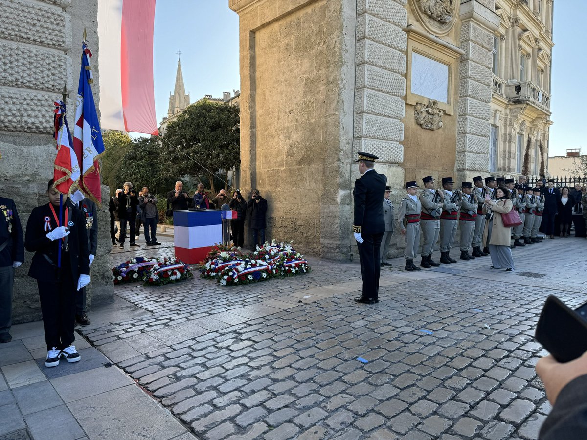 LegionHonneur34's tweet photo. @Semlh6400 Commémoration de l’armistice du 11 novembre 1918 à @montpellier_ avec la présence de la @LegionHonneur34 @LHdecores https://t.co/BXlUvkVRQA