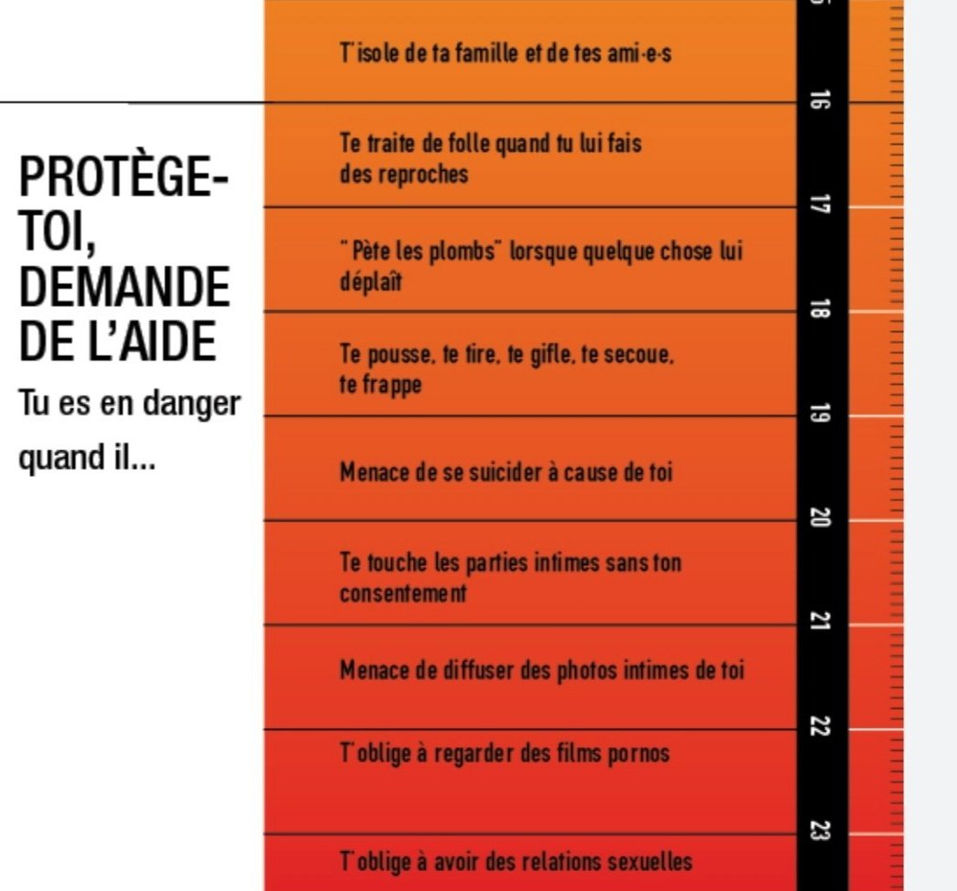 Les menaces de suicide sont une violence grave et indiquent un risque de passage à l'acte féminicidaire.

Si votre copain ou ex menace de se suicider à cause de vous, coupez tout contact, protégez-vous et faites-vous aider.

Cette publication abjecte est 100% irresponsable 🤬