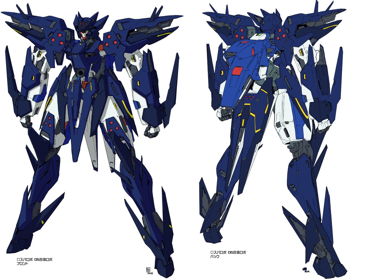 ＃スパロボｗ　が
話題になっていて嬉しい。

ヴァルガード（ヴァルホーク+ヴァルストーク）
アルムアルクス
アルムストラ
ヴァルザカード
のデザインとカットイン原画担当しました。

フリーになって初の主役メカデザイン仕事です。
久々にDS引っ張り出そうかな…

#スパロボ