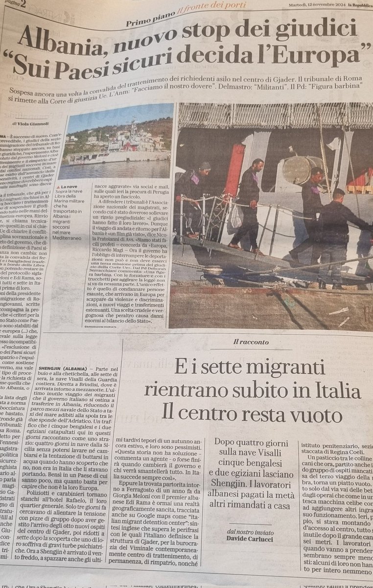 alinomilan's tweet photo. Avanti con la burattinata di spostare 7-8 uomini, SETTE O OTTO, come pacchi postali.
Sette o otto persone!
È come se domani il ministro dell'economia enunciasse enfaticamente il taglio di 10 euro della spesa pubblica.
"Tagliamo la spesa pubblica di dieci euro!!!"   #Rassegnati https://t.co/HFMbHrdrRI