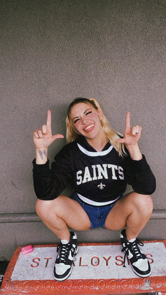 lexxgetwet's tweet photo. Who dat ⚜️ #WhoDatNation #Saints #superdome #nola #linkinbio #contentceator https://t.co/jcl6iiNmj3