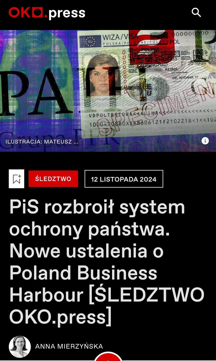 Anna_Mierzynska's tweet photo. Dotarliśmy do nowych dokumentów o PBH. Pokazują, że weryfikacja migrantów wjeżdżających ze Wschodu w ramach programu Poland. Business Harbour praktycznie nie istniała. Rozbrojono system chroniący państwo przed wjazdem osób niepożądanych, również Rosjan. 
https://t.co/kV6IrOt0hR https://t.co/LChpF8GMj4