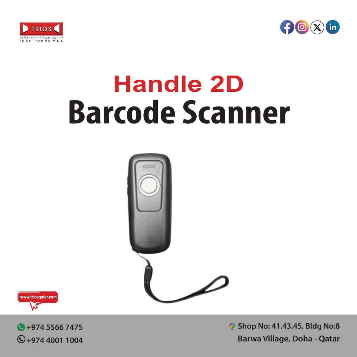 StationeryTrios's tweet image. 🔰Revolutionize Your Business with Trios Stationery Supplies! ⚡️
.
.
.
#TriosStationery #2DBarcodeScanner #Qatar #Technology #Efficiency #BusinessSolutions #barcodescanner #BarcodeScanners #barcodescanners #barcodescanner2d