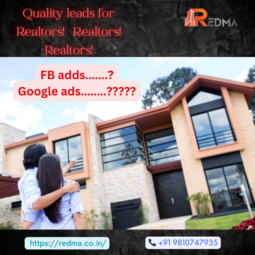 officialredma's tweet photo. Dear Realtors, struggling to find quality leads?
Imagine your listings reaching eager buyers faster.
👉 Stop wasting time &amp; money.
👉 Let us bring qualified leads to you!

🔗 https://t.co/PALwJ160uv | 📞 +91 9810747935
#RealEstateLeads #DigitalMarketing #Redma #FBAds #GoogleAds https://t.co/KOdz3QaSwP