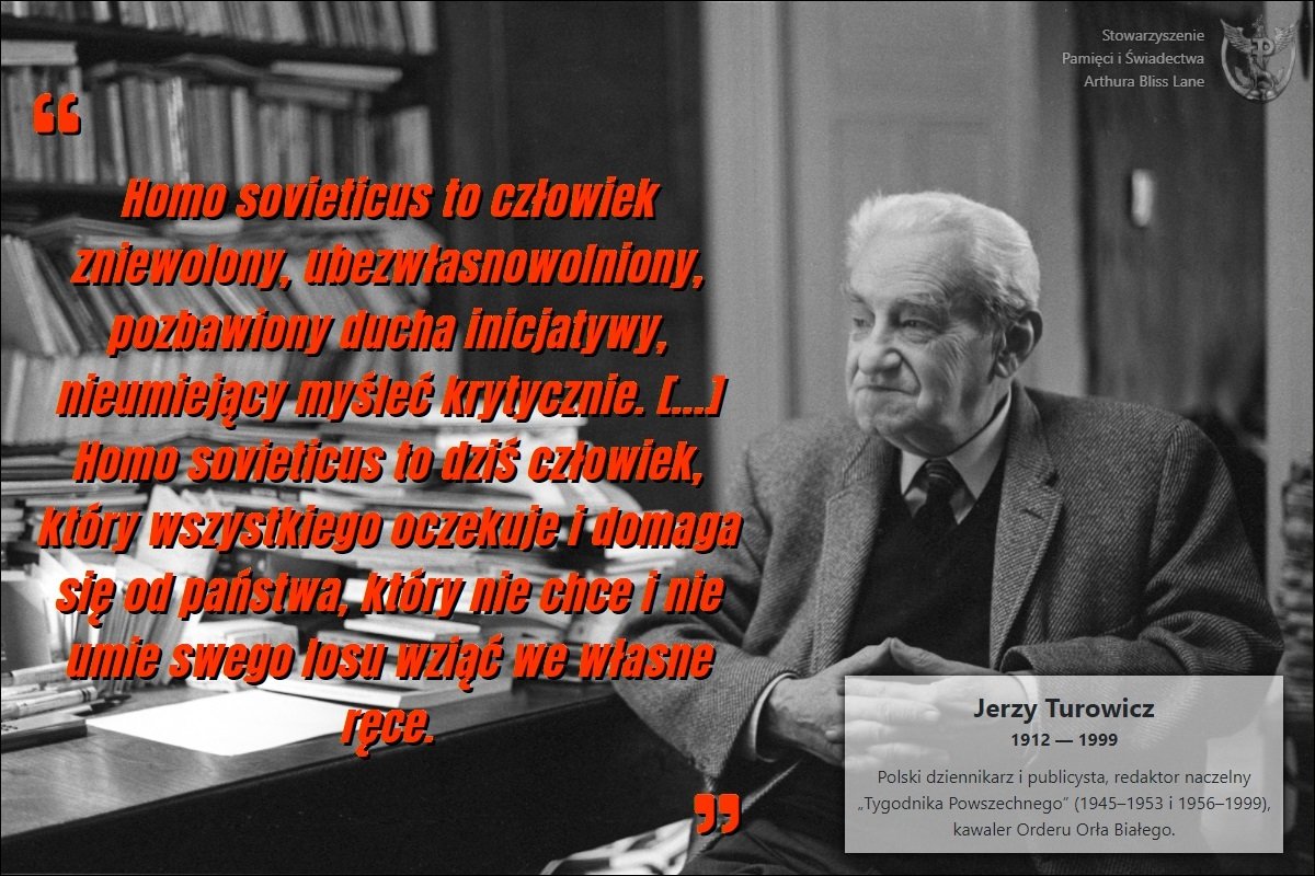 SABLane_PL's tweet photo. Zapraszamy https://t.co/SgiAMI3Q5l #antypolonizm #antykomunizm #sablane
"Homo sovieticus to człowiek zniewolony, ubezwłasnowolniony, pozbawiony ducha inicjatywy, nieumiejący myśleć krytycznie... oczekuje i domaga się od państwa, który nie umie swojego losu wziąć we własne ręce." https://t.co/brlisZVwOv
