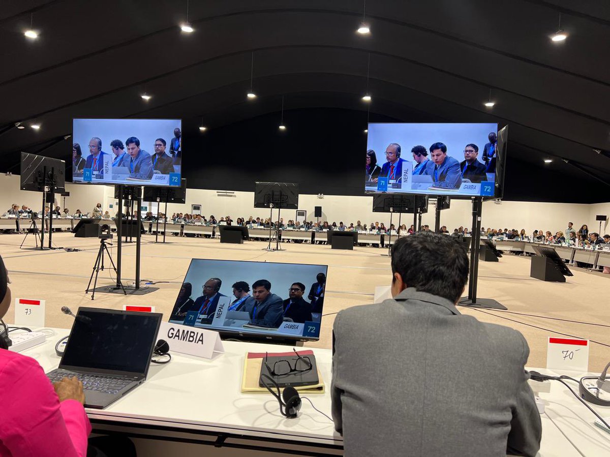 Spoke about a new climate finance goal in Baku, Azerbaijan <a href="/mofnepal/">MOF Nepal 🇳🇵</a>