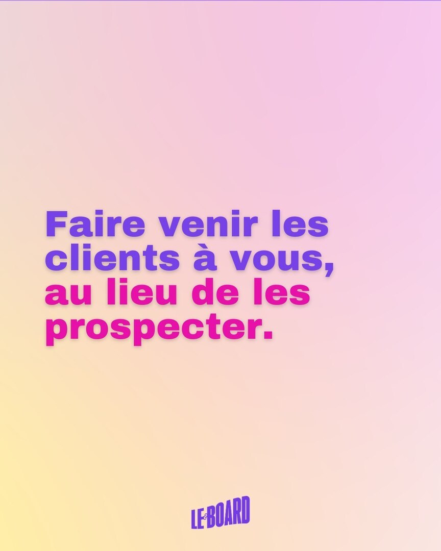 Fatigué(e) de courir après les clients ? 🥵

Découvre comment un bon lead magnet peut faire la différence pour un freelance !

Kevin Pem (<a href="/kevinpem/">kevin pem</a>.fr) partage des astuces faciles à mettre en place, sans pub massive, ni budget colossal.

Attire tes clien… instagr.am/p/DCQ1RhHIprr/