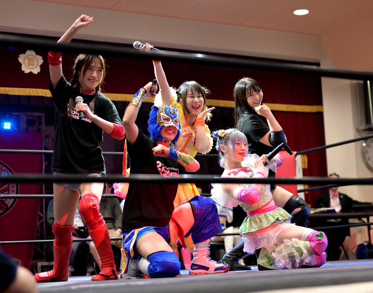 2p5woman's tweet photo. 2point5女子プロレス2周年興行、
満員御礼、大成功させていただきました。

関係者および、応援頂きました皆様に心より感謝申し上げます。
今後とも益々盛り上げてまいりますので、皆様のお力添えよろしくお願い致します。 https://t.co/IgPtrr6Yum
