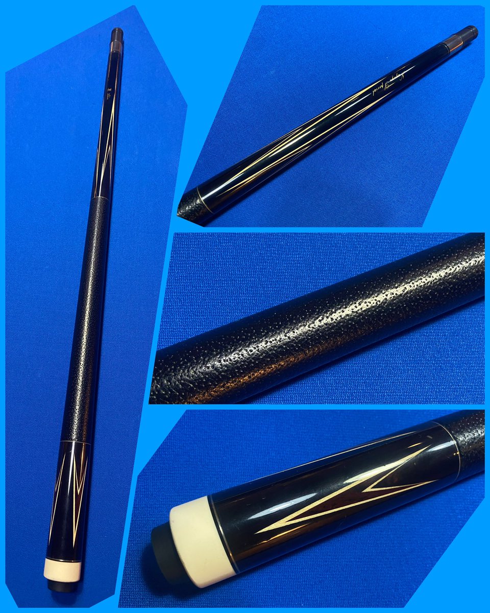 PRIDE_2005's tweet image. グリップ革巻き完成
革は高級アメ豚
キューは
西嶋プロの愛棒（相棒）
「adam Nagaya Special」です

グリップ交換をお考えの方、お気軽にお問い合わせくださぁい
(^-^)/