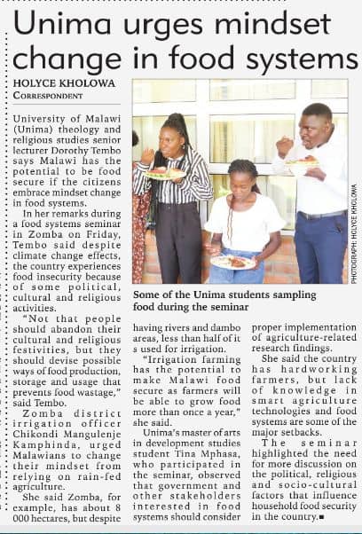 In today's Newspaper