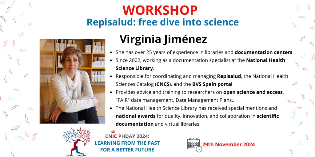 Have you ever felt frustrated by not being able to access that frequently referenced article?😖📝
 Virginia Jimenez introduces us to Repisalud📚🆓 , the open-access REPositorio Institucional de SALUD of the Instituto de Salud Carlos III (ISCIII), CNIC🫀 and CNIO🔬
