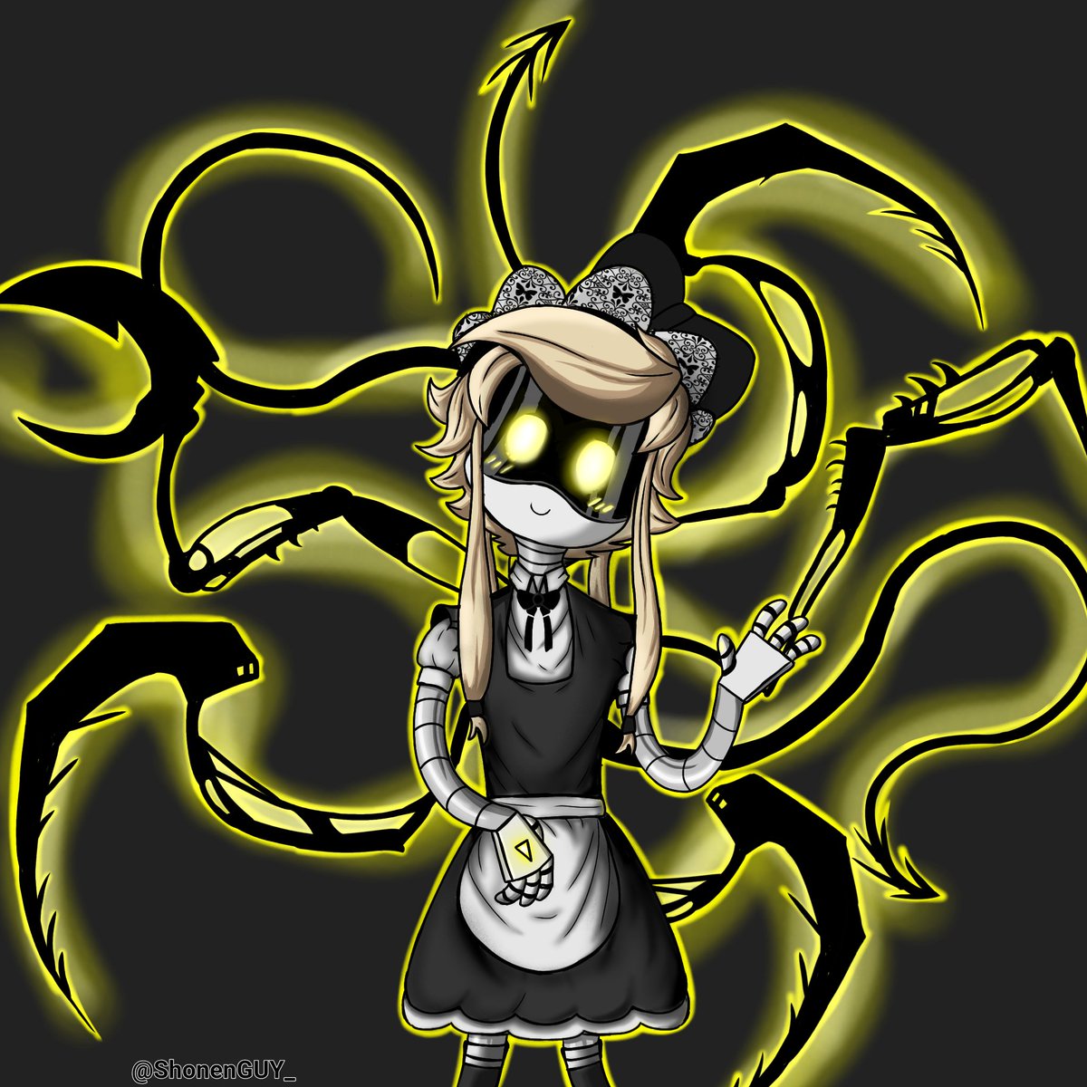 ShonenGUY_'s tweet photo. silly. #murdedrones #murdedronesfanart #cyn https://t.co/Ii2NTzT319