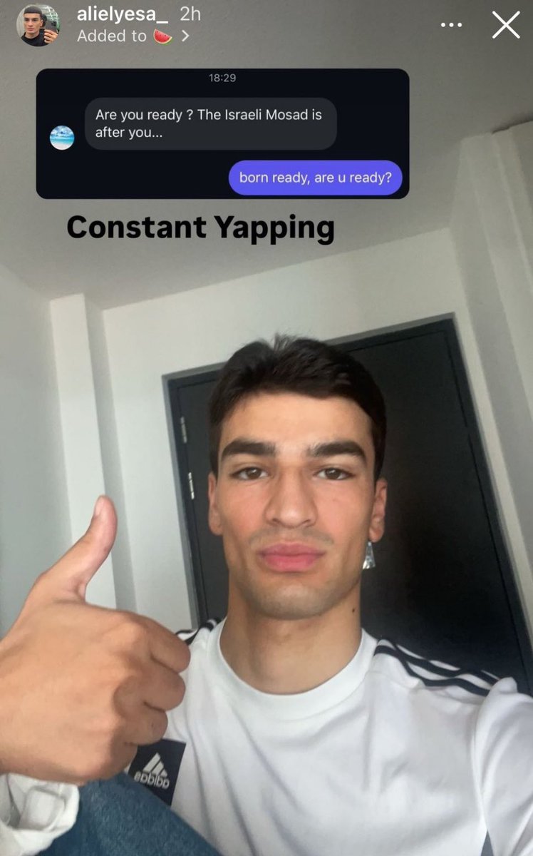 The #addidas gang aren’t giving up at all.
This one right here is among those who attacked Israeli in Armstadam