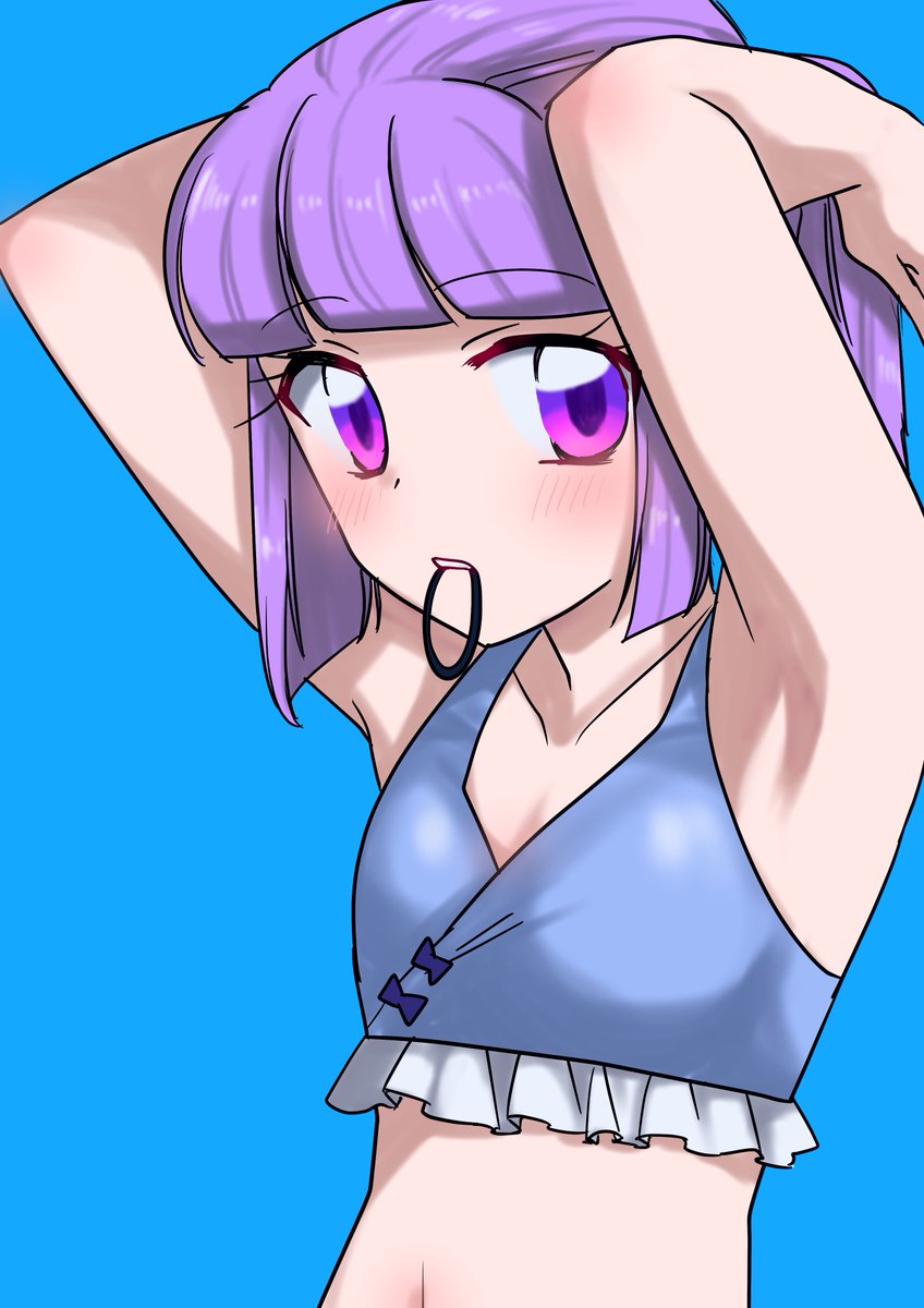 「今日は暑かったので… 」|🌙ムツキ🍧かきごおりちゃんのイラスト