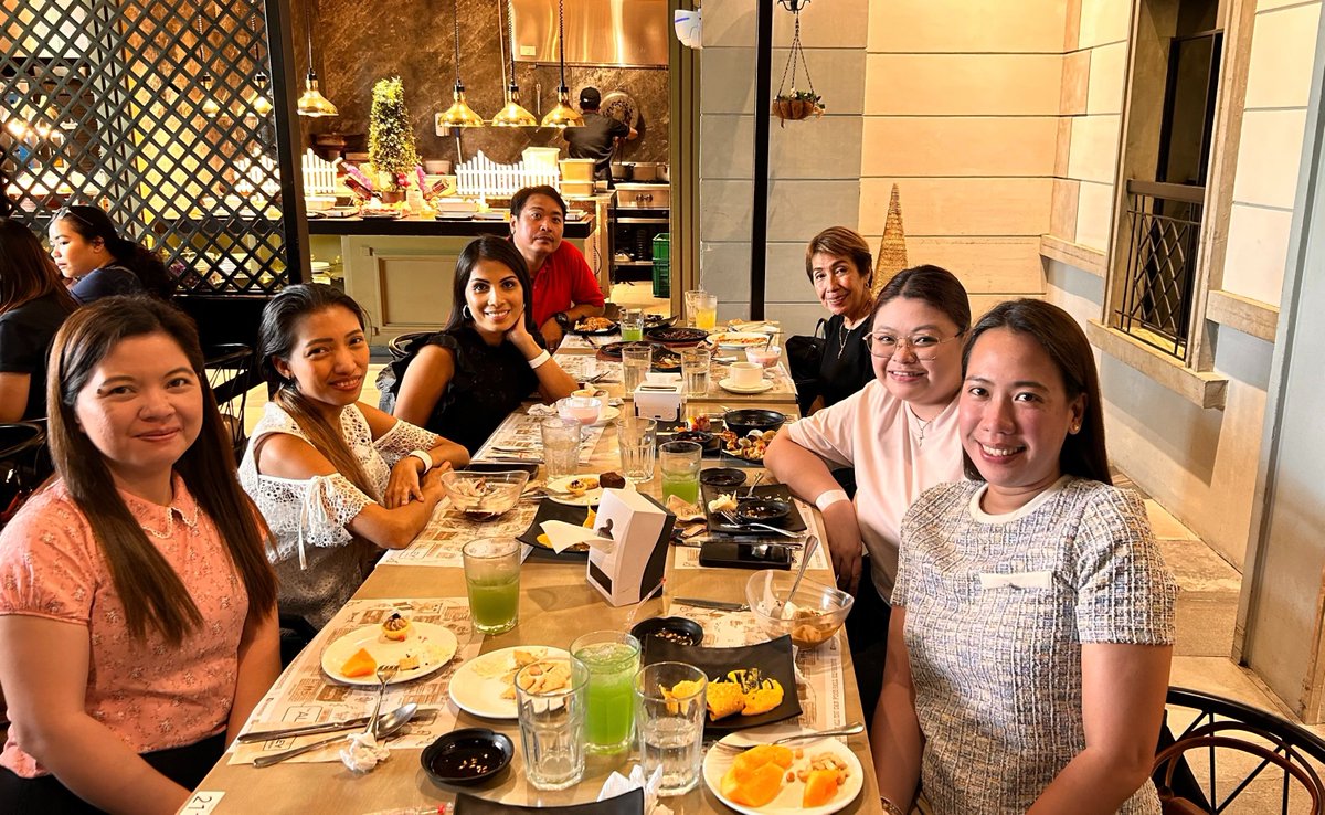 McvoTalent's tweet photo. 📸 Moments of Connection &amp; Collaboration 📸  
Our MCVO Talent Outsourcing Services leadership and HR teams gathered for a special lunch-out with our CEO, Ms. Cherry V. Orlina, at The Alley by Vikings BGC last November 8! 🎉 #MCVOTalent #LeadershipLunch #TeamBonding #WorkCulture https://t.co/XebUmvJ82W