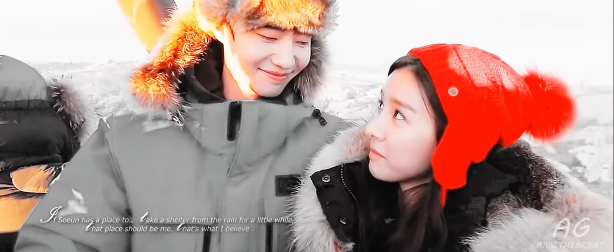 apinkxcho's tweet photo. when soeun received huge bashing and backlash during their we got married stint, song jaerim stood by her and protected her..

“If soeun has a place to take shelter from the rain for a little while, that place should be me..”

this man have such warm heart….  you will be missed. https://t.co/og2GWCWwJt
