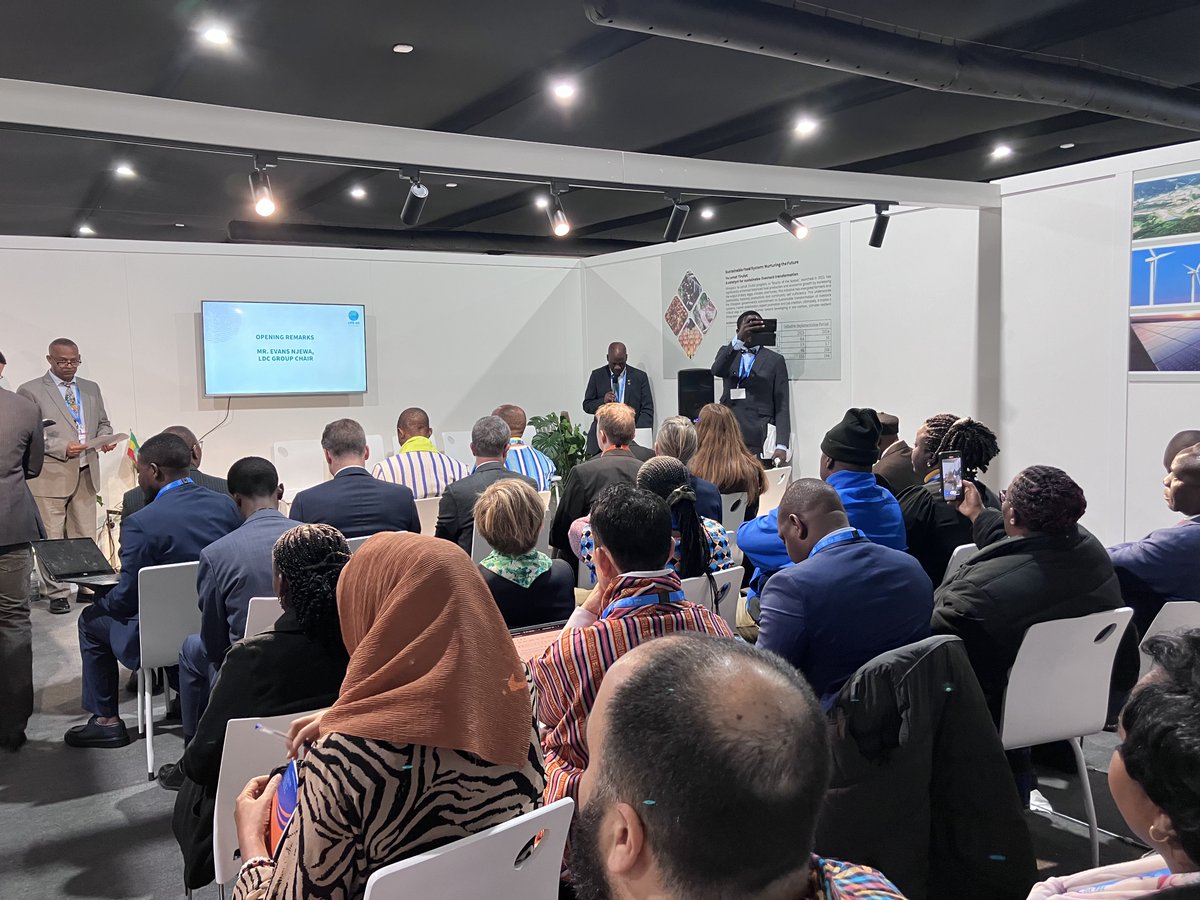 Our high-level partnership dialogue has started! We are pleased to welcome <a href="/LDCChairUNFCCC/">LDC Chair</a>  to celebrate #LIFEAR achievements in the different countries. The Chair acknowledged progress made and called on countries to join the initiative and adopt the LIFE-AR principles.