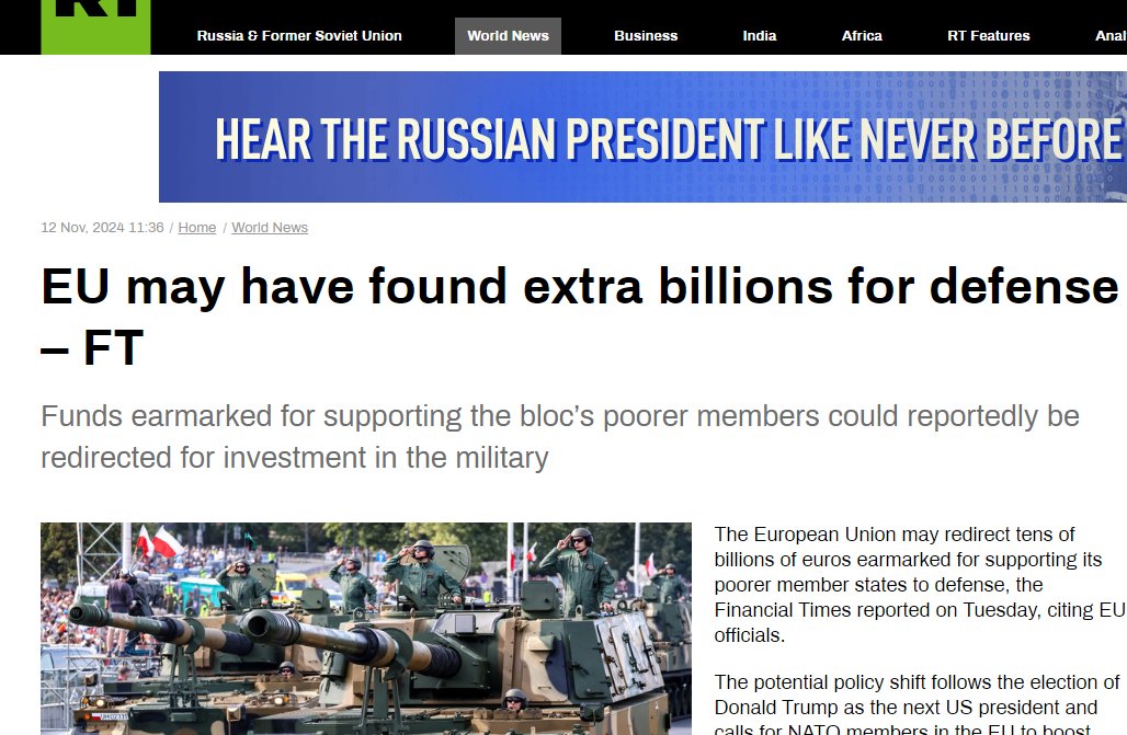 secretsqrl123's tweet image. russia is in shock...
the EU found more "extra money" to spend in the ukraine war than russia has in its military budget....