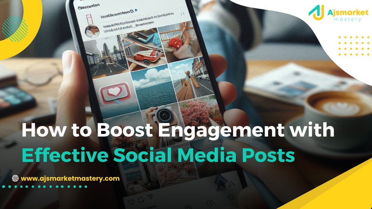 ajsmktmastery's tweet photo. How to Boost Engagement with Effective Social Media Posts

https://t.co/Jb76zG4Mj1

#SocialMediaEngagement #SocialMedia #SocialMediaContent #SocialMediaMarketing #DigitalMarketing #OrganicGrowth #OrganicEngagement #DigitalStrategy #Marketing101 #AjsMarketMastery https://t.co/2w1zHBHuB5