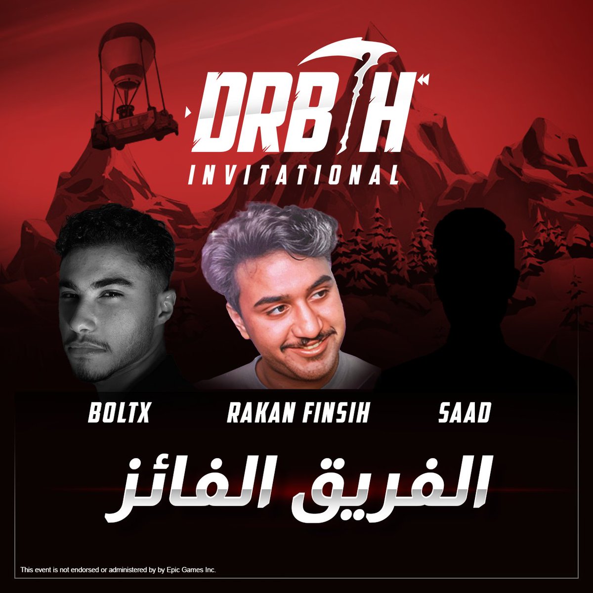 مسموح بمشاركة 100 لاعب من صناع المحتوى والمحترفين، لكن مسموح بفائز واااحد فقط! فريق سعد وبولتكس وراكان تمكن من فعلها وتوج رسميًا ببطولة دربحة🔥🏆

بارك لهم في التعليقات👇  #Drb7h_Invitational