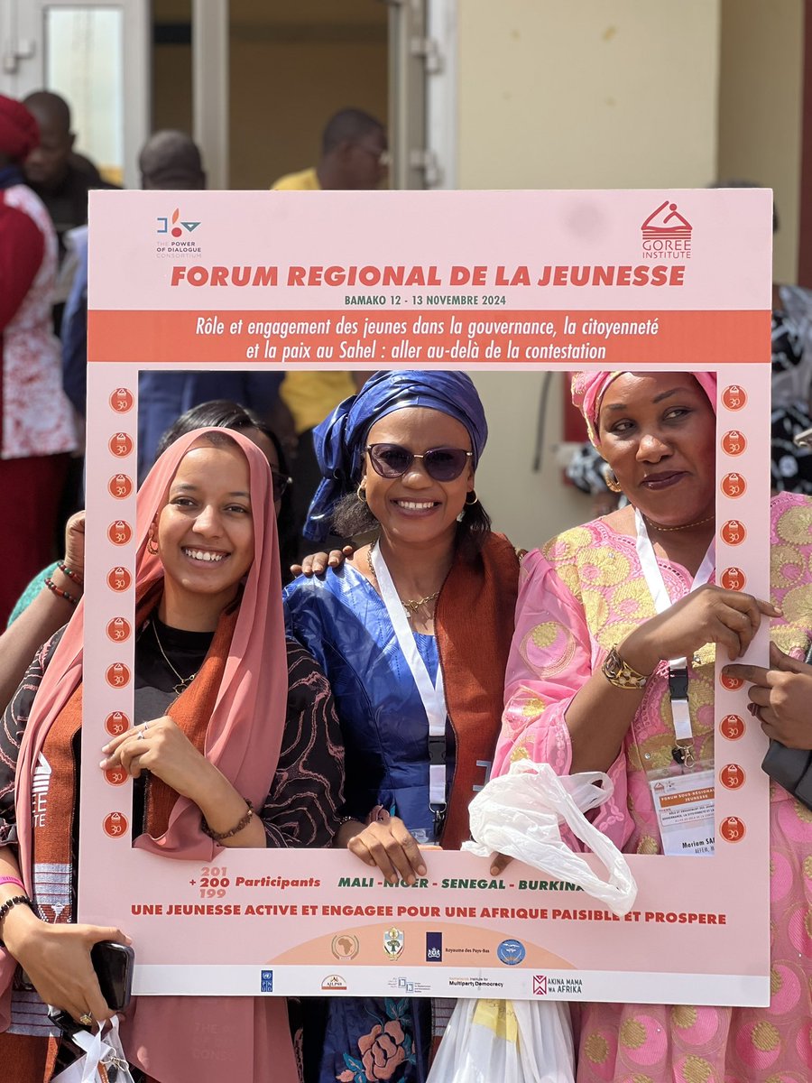 𝐅𝐨𝐫𝐮𝐦 𝐫𝐞𝐠𝐢𝐨𝐧𝐚𝐥 𝐝𝐞 𝐥𝐚 𝐣𝐞𝐮𝐧𝐞𝐬𝐬𝐞 𝟐𝟎𝟐𝟒
Nous y sommes ! C’est la cinquième édition du forum régional de la jeunesse qui commence ce mardi 12 novembre 2024 à l’école de maintien de la Paix EmpabbBamako. 200 jeunes et acteurs de la société civile sont