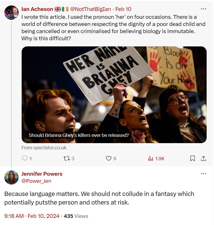 TransSafetyNow (@dadtrans) on Twitter photo I'm deeply skeptical of the Safer Phones Bill. Looking at orgs pushing the bill I found several with a deeply distressing anti LGBT+ agenda. Alice Bond is Trustee of PAPAYA alongside Jennifer Powers who said using Brianna Ghey's gender was "colluding in a fantasy"
<a href="/JoshMacAlister/">Josh MacAlister MP</a> I'm deeply skeptical of the Safer Phones Bill. Looking at orgs pushing the bill I found several with a deeply distressing anti LGBT+ agenda. Alice Bond is Trustee of PAPAYA alongside Jennifer Powers who said using Brianna Ghey's gender was "colluding in a fantasy"
<a href="/JoshMacAlister/">Josh MacAlister MP</a>