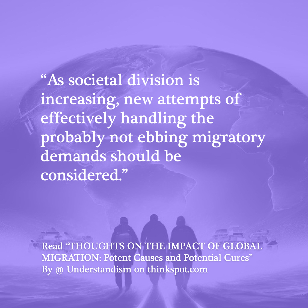 mythinkspot's tweet image. We had some wonderful talent participating in our October Writing Contest.  Congratulations to Understandism for winning 1st Place!
#thinkspot #contest #winner #global #migration #Immigration