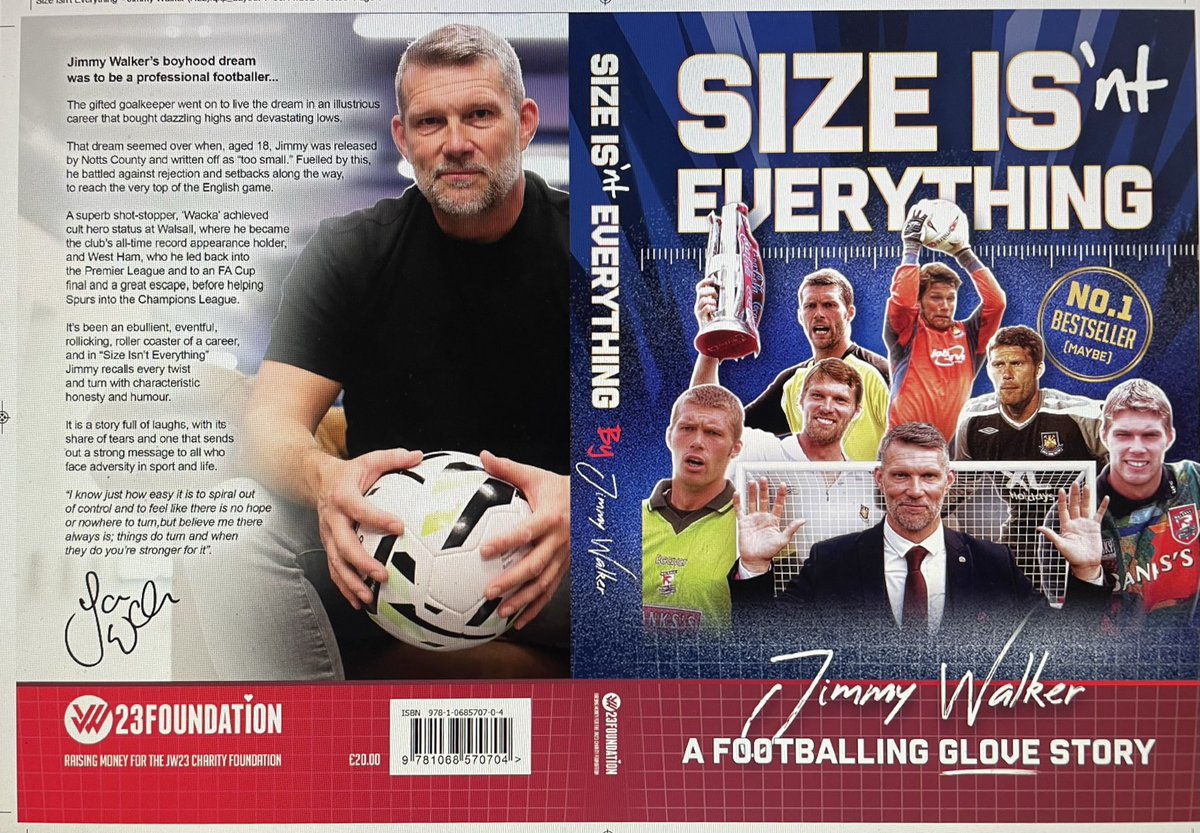 jimmywalker001's tweet image. Thanks to everyone who had an input on the book back cover over the last few weeks 🙏❤️ ..it was extremely close but this one just took it 👀🙌 
I think it’s more profound alongside the words as well 👍❤️#sizeisnteverything
