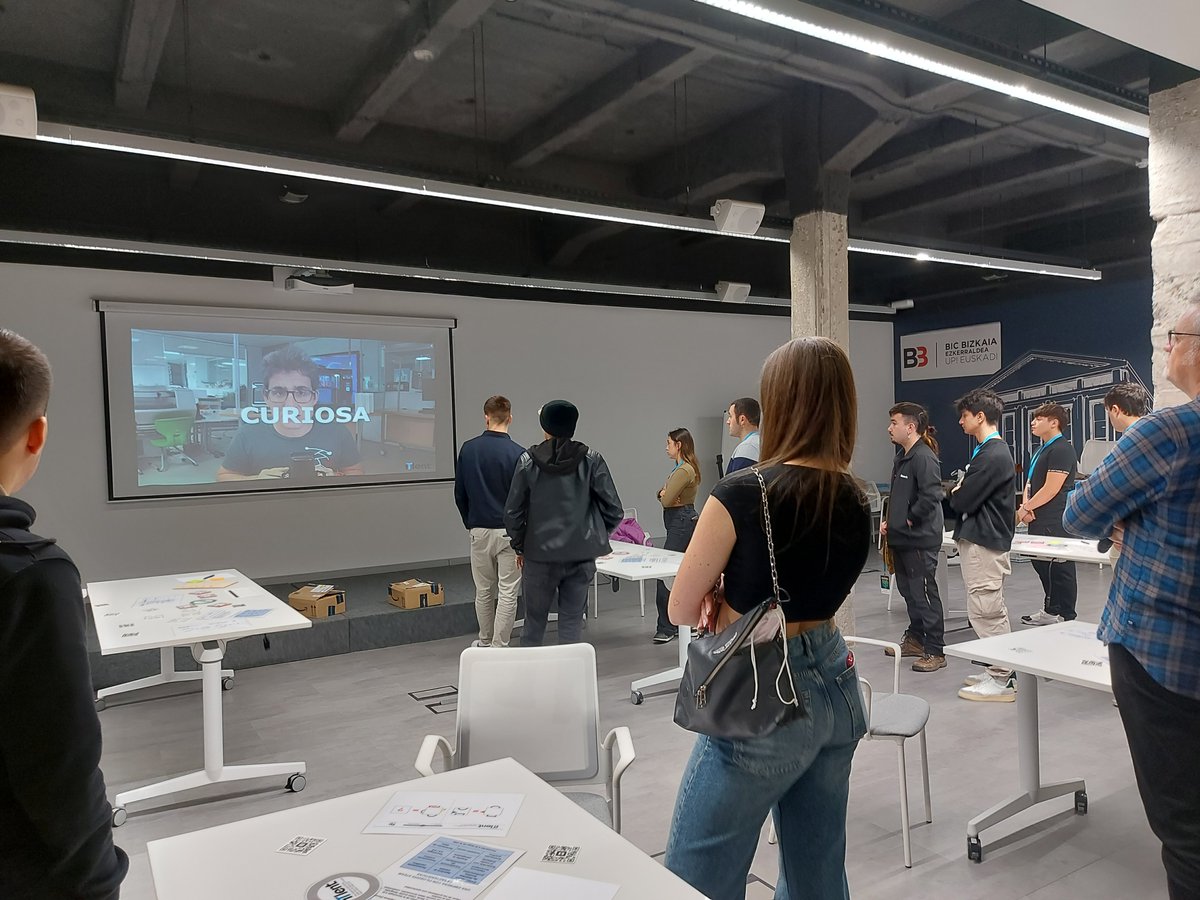 Alumnado de <a href="/IbaiondoFP/">CPES Ibaiondo BHIP</a> <a href="/FPeuskadi/">FPeuskadi</a>  en el Congreso de Ikasenpresa. Exponiendo ideas de negocio Aprendiendo, fomentando un ambiente de colaboración y networking <a href="/AiceIzea/">AICE-IZEA</a> <a href="/i_Tlent/">iTlent</a> <a href="/tknika/">Tknika</a>
Gaitasun berriak bereganatuz eta talde-lana balioetsiz!
Zorionak Steam sariagatik