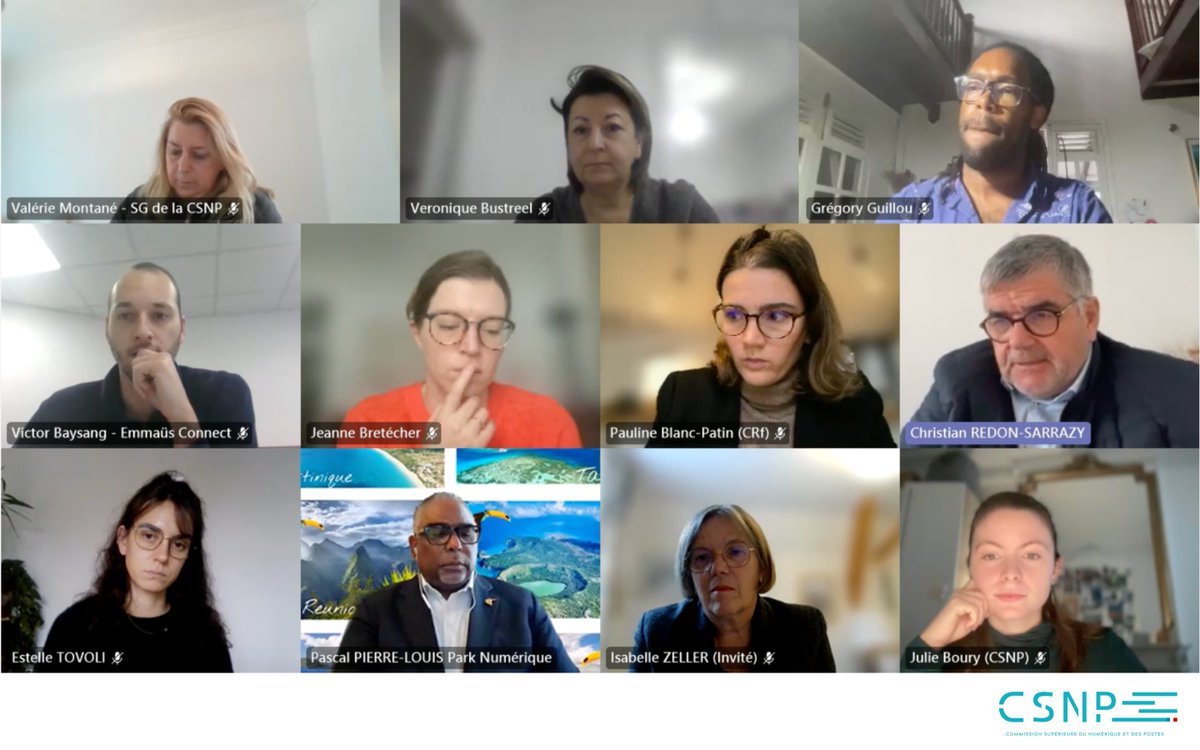 📢 Audition de <a href="/CroixRouge/">Croix-Rouge fr</a> <a href="/EmmausConnect/">Emmaüs Connect</a> <a href="/centresociaux/">Fédération des Centres Sociaux de France (FCSF)</a> <a href="/restosducoeur/">Les Restos du Coeur</a> <a href="/Agefiph_/">Agefiph</a> <a href="/leparknumerique/">Le Park Numérique</a> par le GT #InclusionNumérique piloté par <a href="/C_REDON_SARRAZY/">Christian Redon-Sarrazy</a> @JeanneBretecher

▶️ Financements pérennes
▶️ Territoires ultramarins 
▶️ Handicap