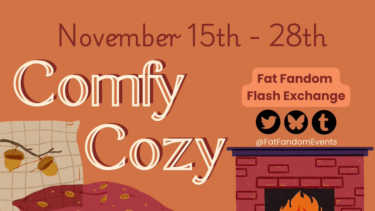 FatFandomEvents's tweet photo. Time to snuggle up and get ready for our next Fat Fandom Flash Exchange! We hope you’ll join us! 🥰 It’s multifandom and anti-censorship! 

You can find more details below and at our FAQ page: https://t.co/6PIeoFsSST https://t.co/fMEmqD3Ol8