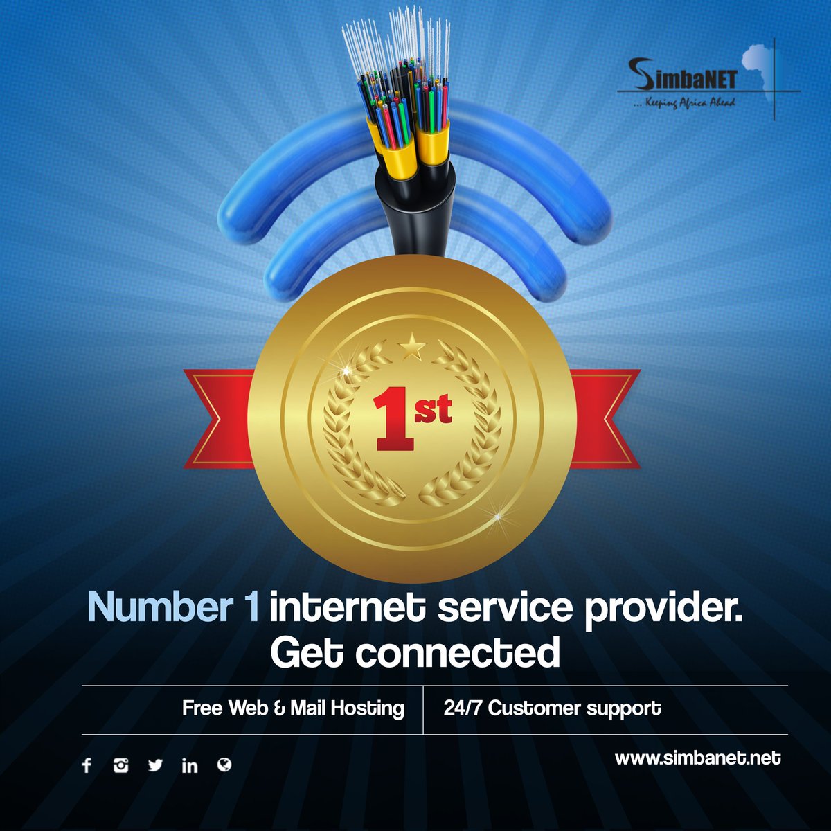 Multitask with the no.1 internet service in the country with ease.
Simbanet assures solid and fast internet connection at home or workplace, get connected.
.
.
.
#Internet #connectivity #B2BTech #InternetSolutions #BusinessConnectivity #HighSpeedInternet #EnterpriseInternet