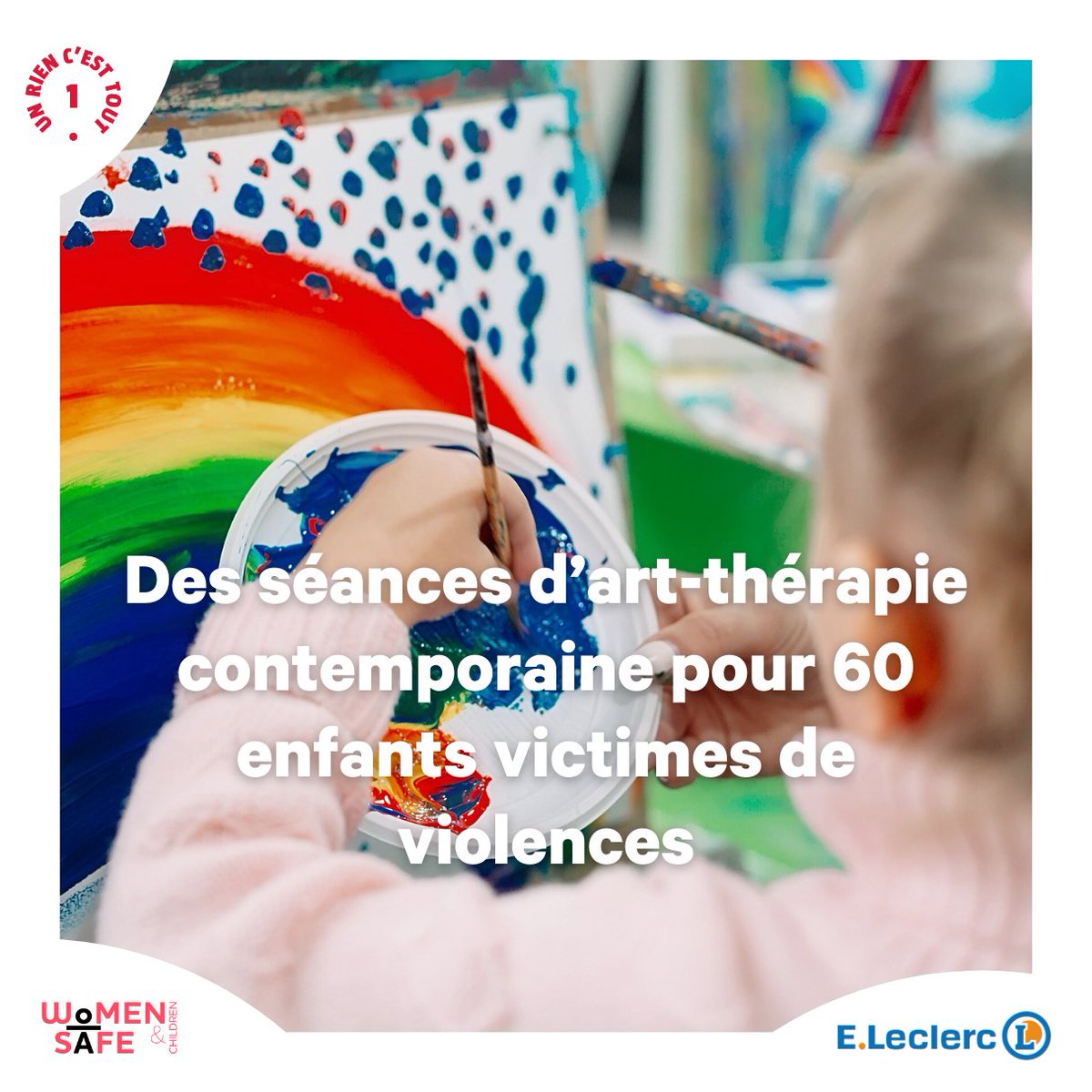 👏Merci et bravo aux donateurs ! 

💖Grâce à la générosité des clients de notre partenaire <a href="/Leclerc/">E.Leclerc</a> Achères (78), 60 #enfants victimes de violences peuvent bénéficier d’une prise en charge pour favoriser leur reconstruction. <a href="/womensafe_isg/">Women Safe & Children</a> 

#unriencesttout