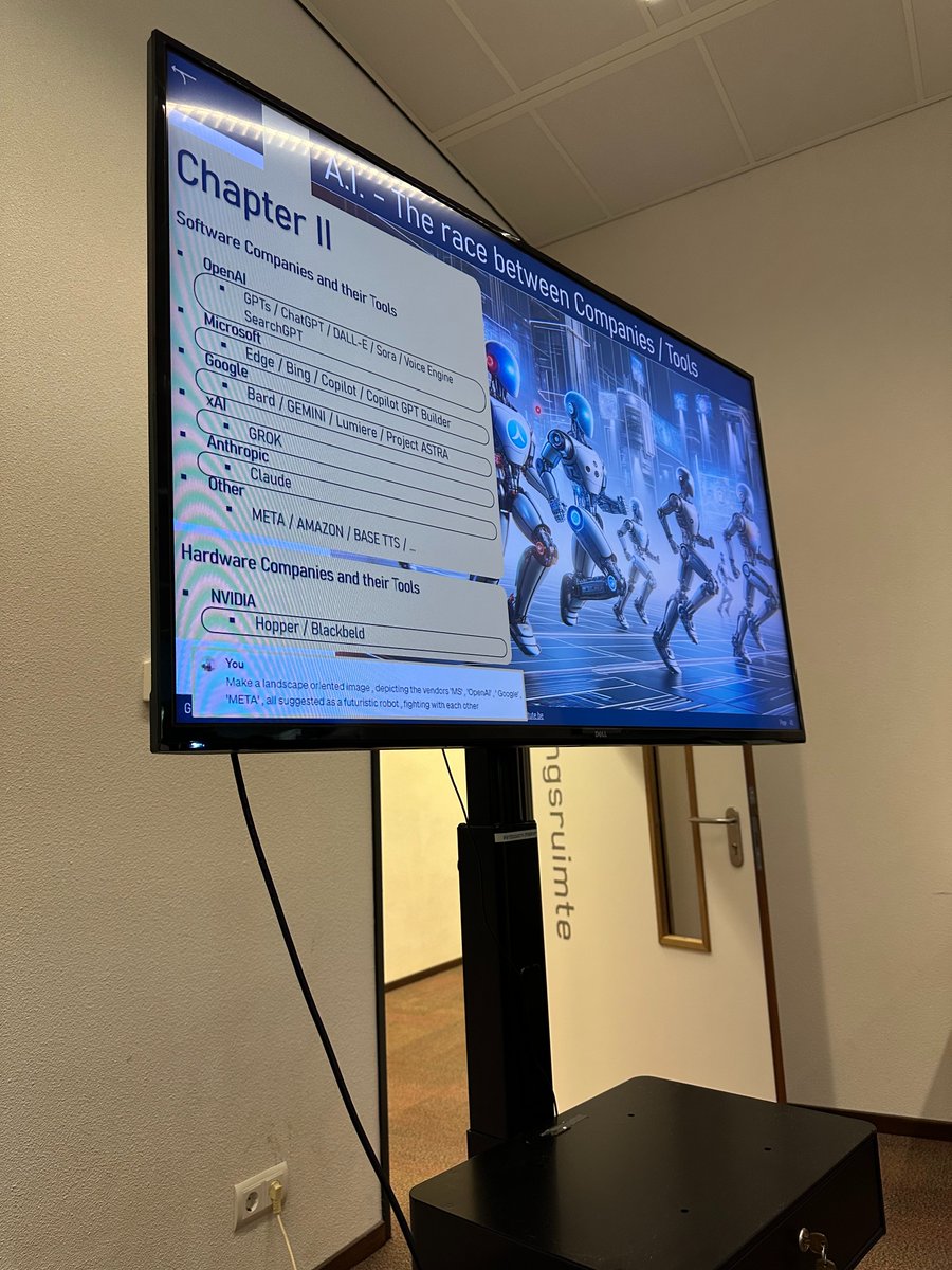 GIJSELSDOTCOM's tweet image. Achmea is een van de grootste financiële dienstverleners van Nederland. Het conglomeraat is de grootste verzekeraar van Nederland.

Deze week gaf ik daar mijn 424 ste Workshop - Generatieve A.I. voor een groep van Business &amp;amp; Functionele Analisten en dit via @IT-WORKS

#ChatGPT